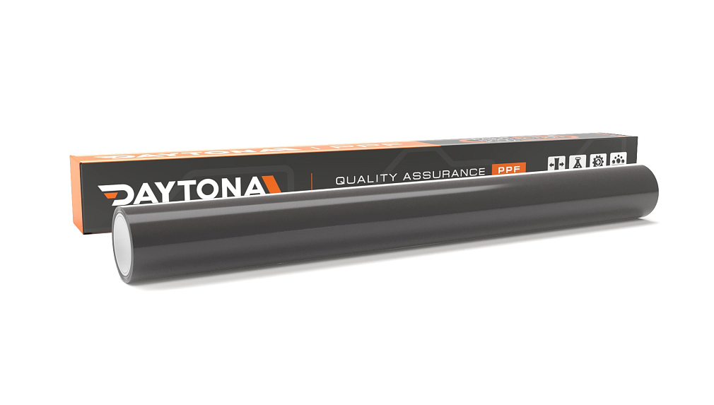 Глянцевая полиуретановая пленка Серый Графит DAYTONA PPF S200 Liquid Metallic Ebony Gray